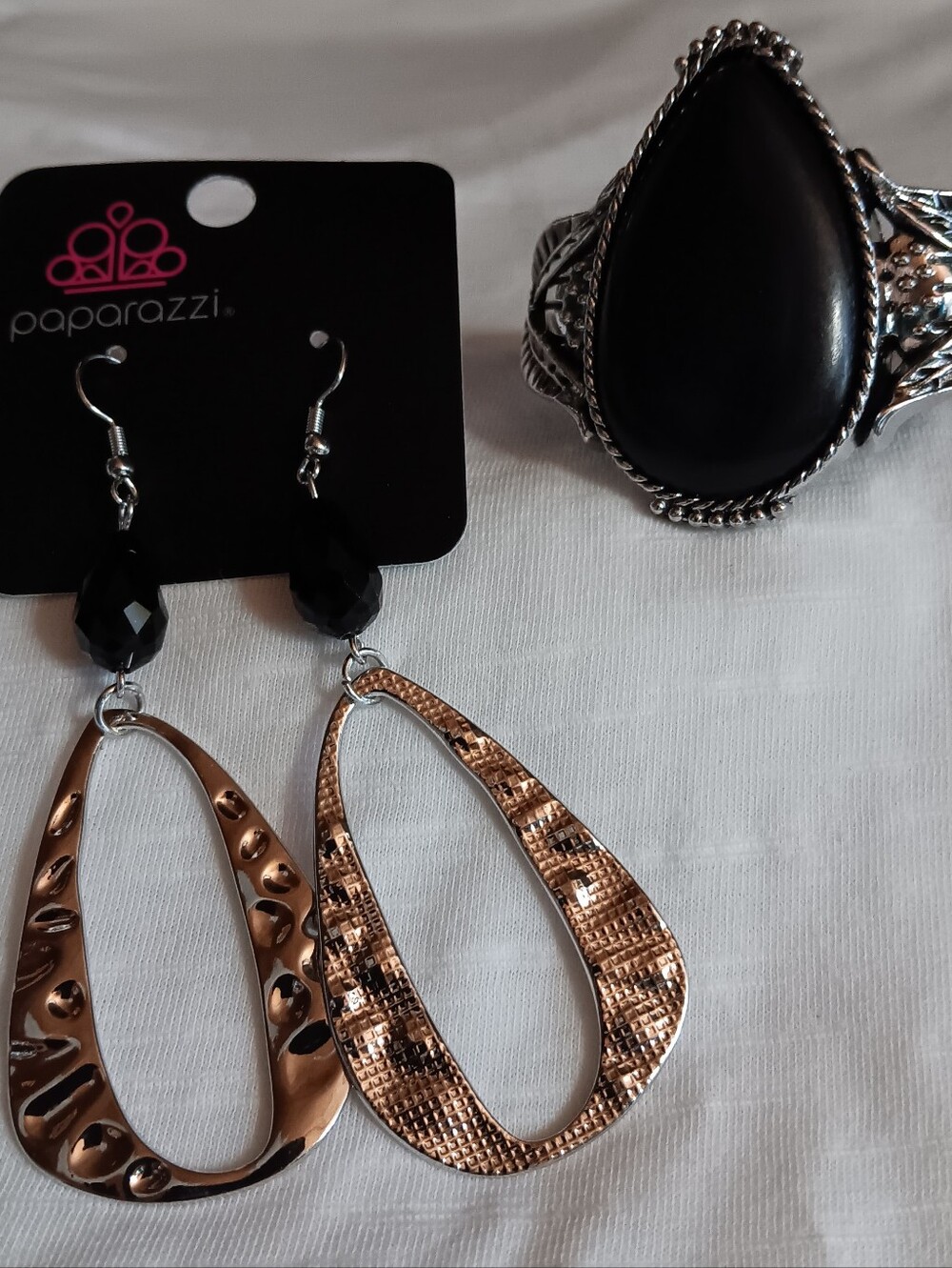 Goth SW Onyx Style Cuff & Earrings